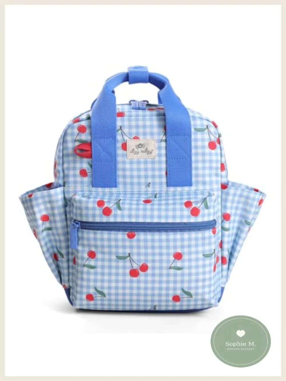 Toddler Backpack Daycare Bag Wipeable Cotton Kids Travel